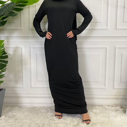 Black - Long Bodycon Dress