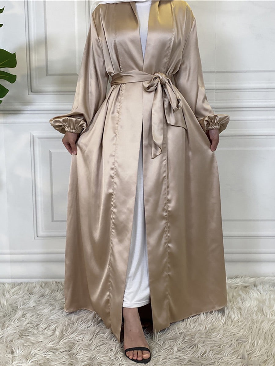 Gold - Satin Luxury Abaya