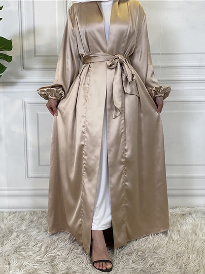 Gold - Satin Luxury Abaya