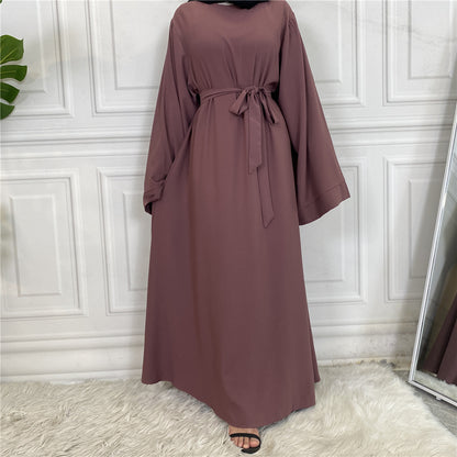 Mauve - Umbrella Cut Closed Abaya
